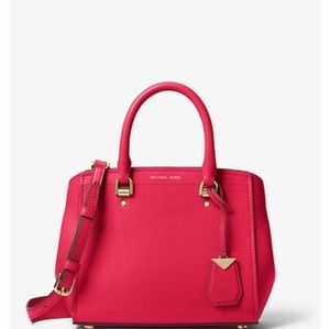 MICHAEL KORS
LEATHER MEDIUM SATCHEL PURE